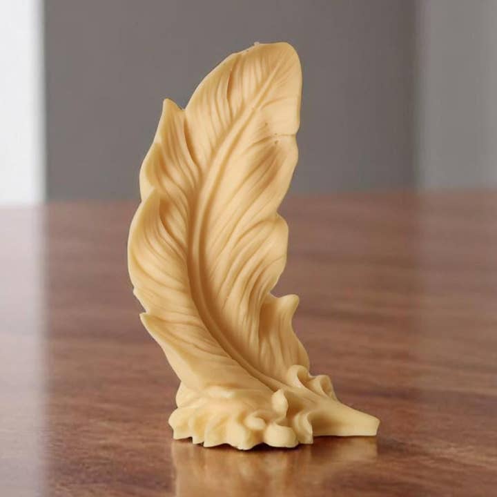 Giant Feather Candle for wholesale by Agaboo Candle