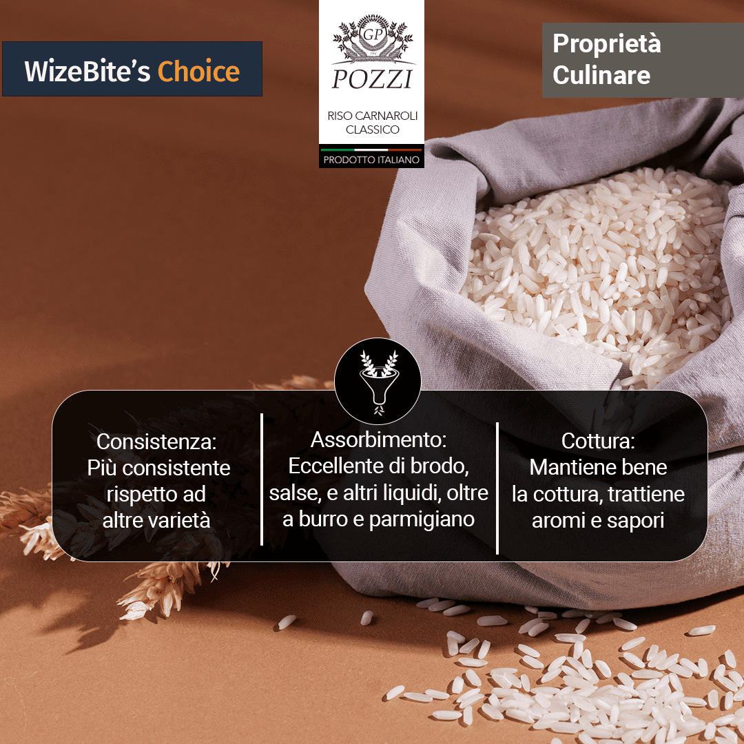 BENVOLIO.BIO by Wizebite S.r.l. SB - Wholesale Rice - POZZI Premium Carnaroli Risotto Rice Chef's Choice 1kg6