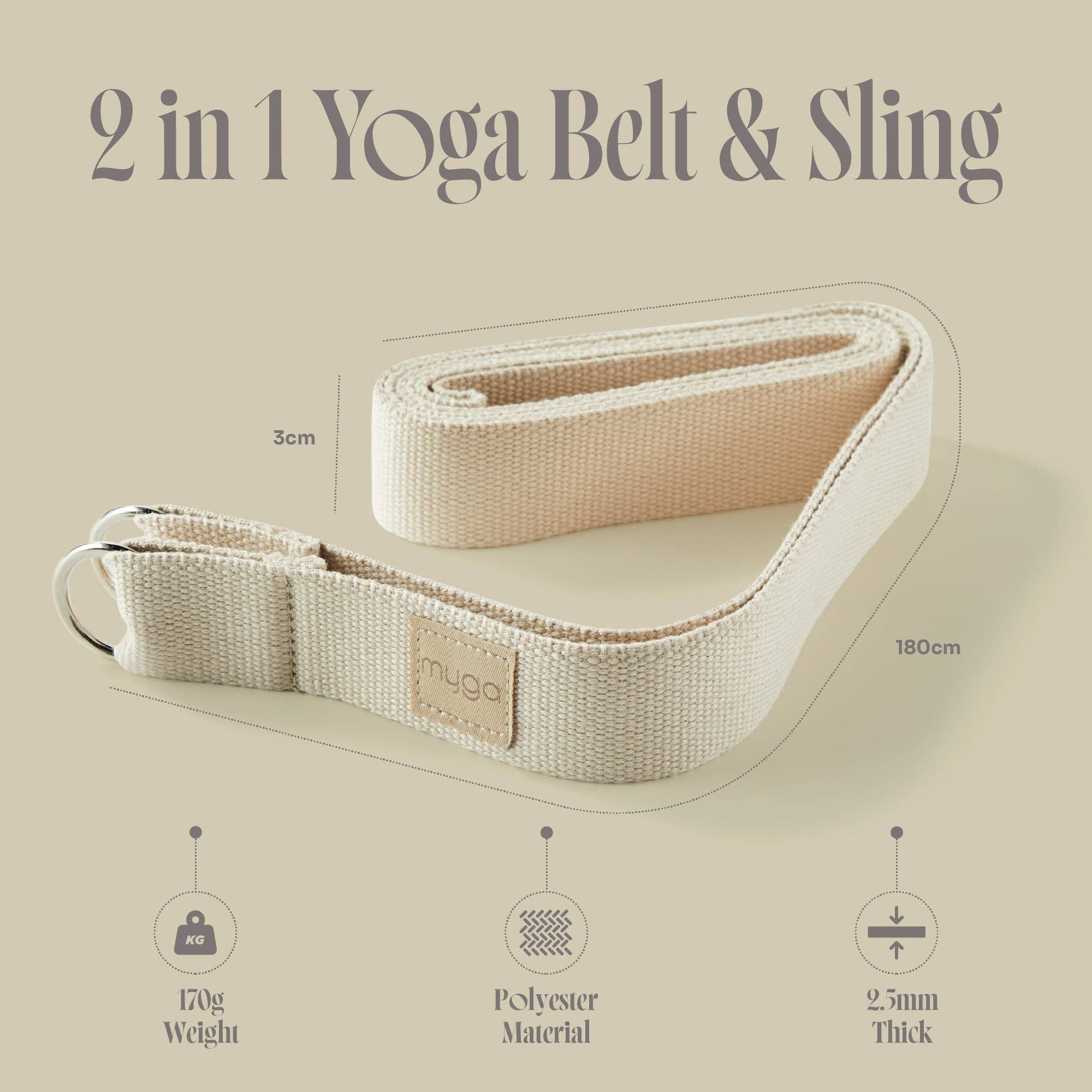 Myga - Wholesale Yoga Strap/Band - 2-in-1 Yoga Strap & Mat Carrier – Deepen Your Practice in Style11
