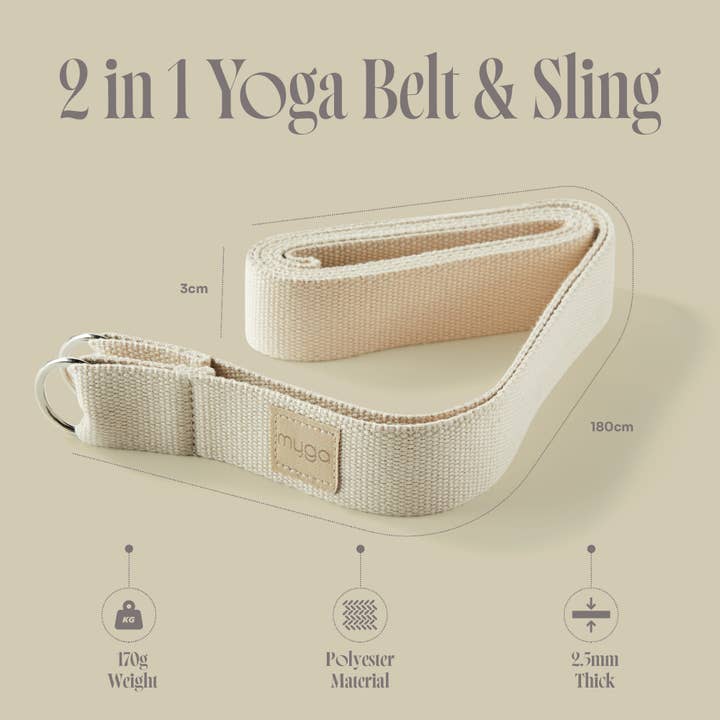 Myga - Wholesale Yoga Strap/Band - 2-in-1 Yoga Strap & Mat Carrier – Deepen Your Practice in Style11