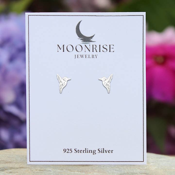 Moonrise Jewelry - Wholesale Stud/Post Earrings - E-141 Hummingbird Earrings2