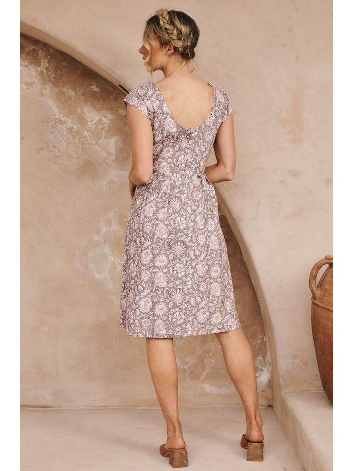 Kalina Dress - Viola for wholesale on Faire6