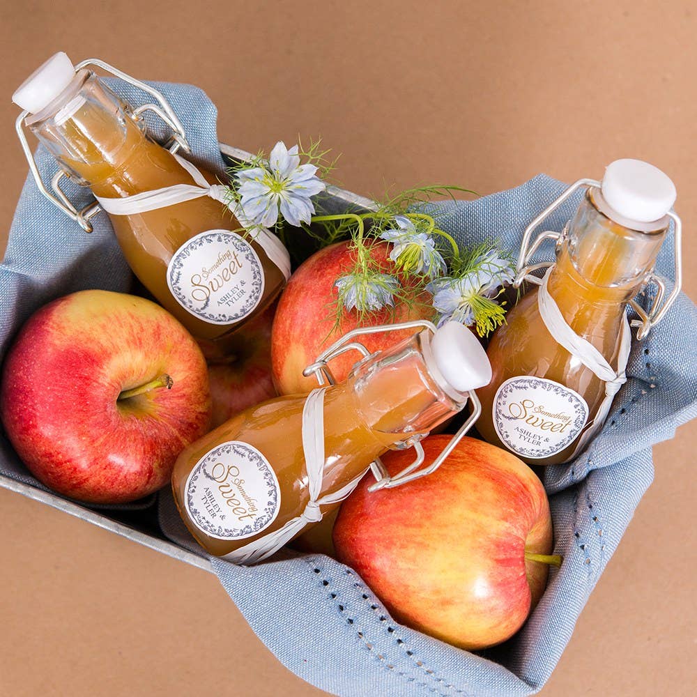 Weddingstar Inc. - Vendita all'ingrosso Regalini per gli invitati - Mini bottiglia di vetro Swing Top - 2 1/2oz (70 ml) (6)3