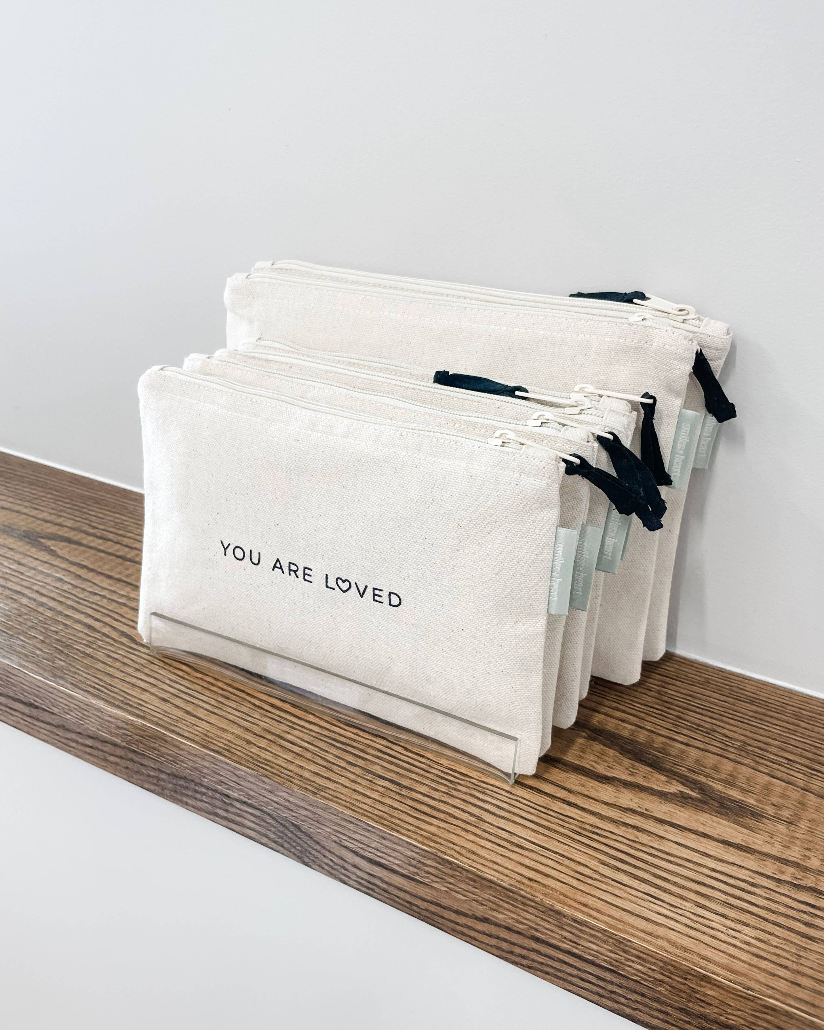 Smiles + Heart - Wholesale Pouch - Women's - Zipper Pouch Starter Bundle 1 (16 Zipper Pouches)1