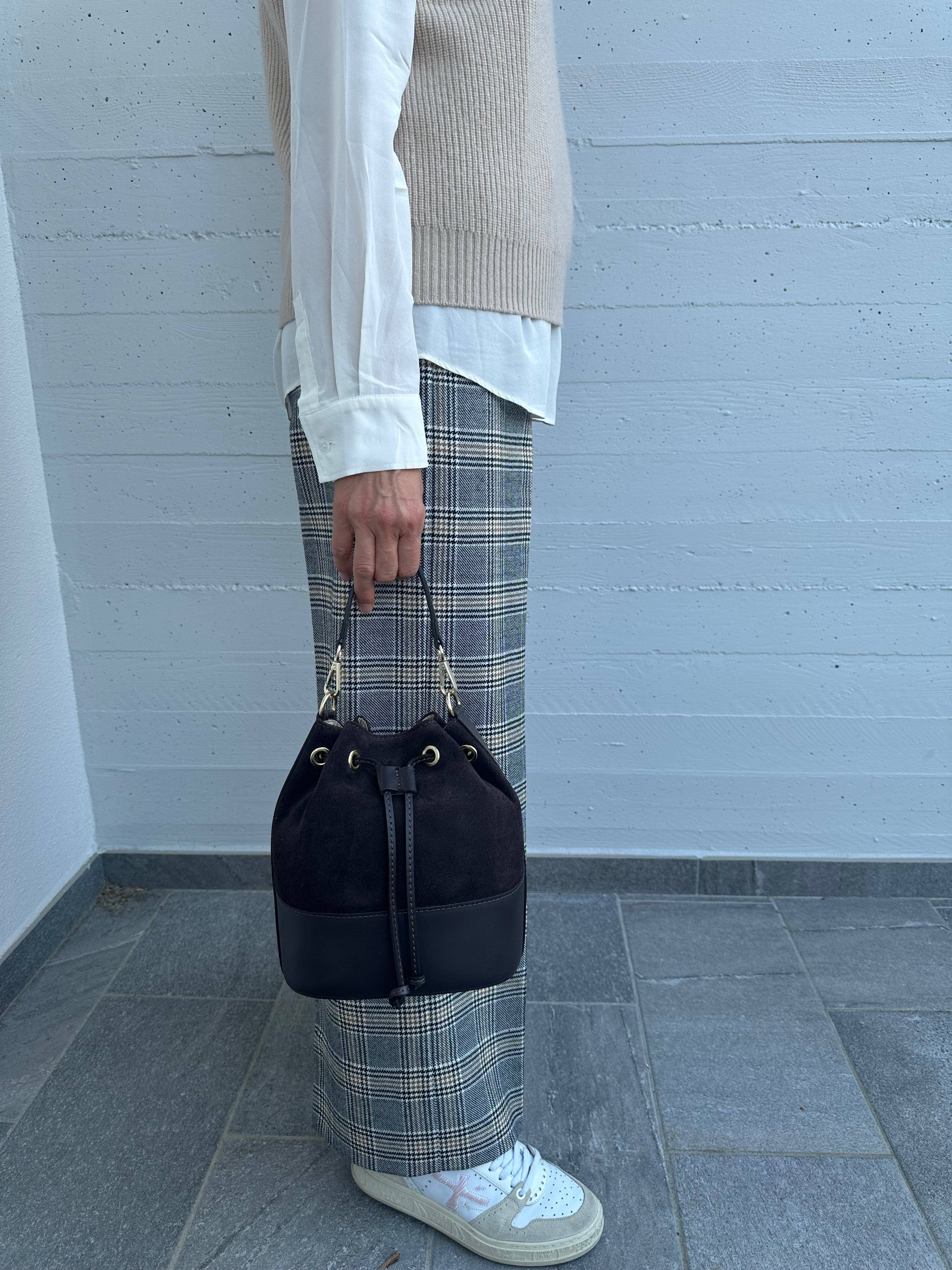 Zhade – Bolsa de ombro – Mulher por atacado – BALDE CLÁSSICO - CAMURÇA8