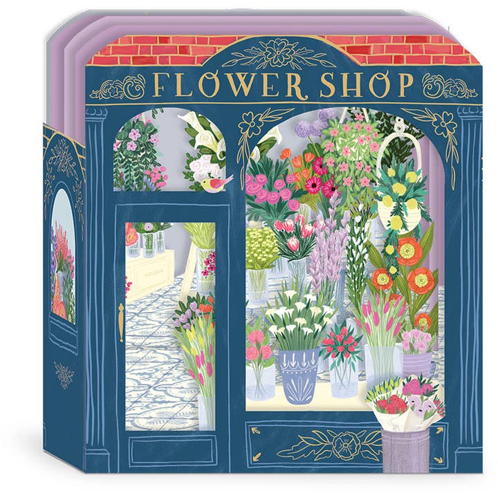 Punch Studio - Wholesale Everyday Greeting Card - 3D Pop Up Greeting Card Flower Shop