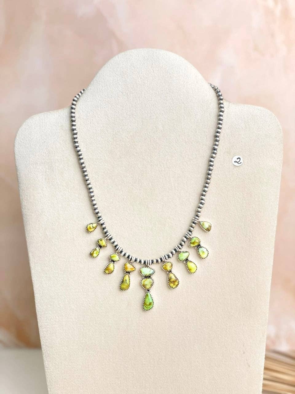 Krush Kandy - Wholesale Pendant/Charm Necklace - Desert Pearl Stone Drop Necklaces4