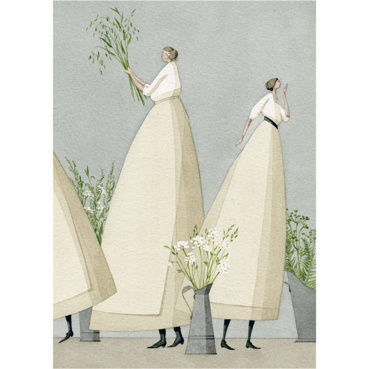 Hester & Cook - Stationery - Wholesale Everyday Greeting Card - Flower Girls Card