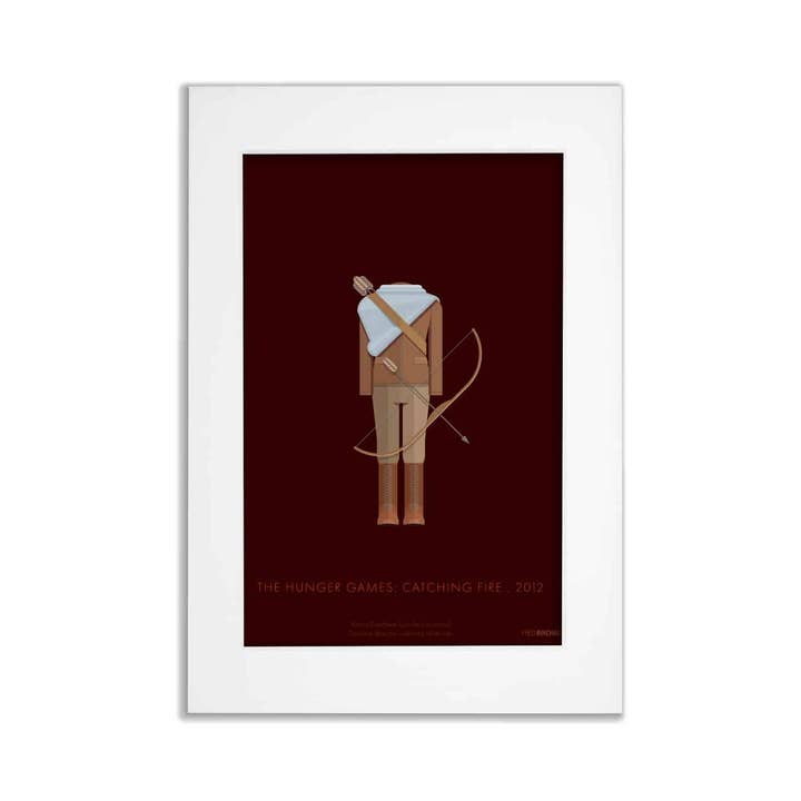 Hunger Games - Stampa artistica incorniciata di Fred Birchal per la vendita all'ingrosso da parte di memory Box