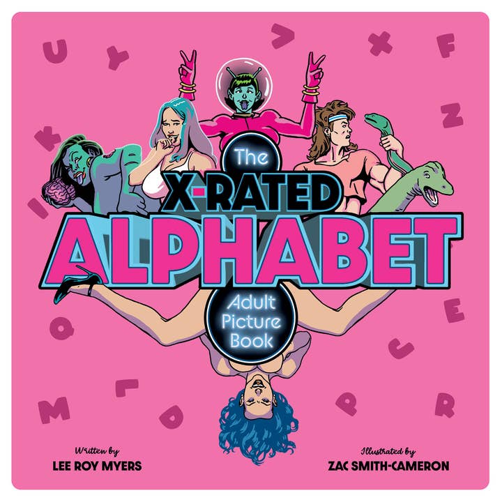 Pink Blue Black X-Rated Alphabet Adult Storybook, STR-003 for wholesale on Faire