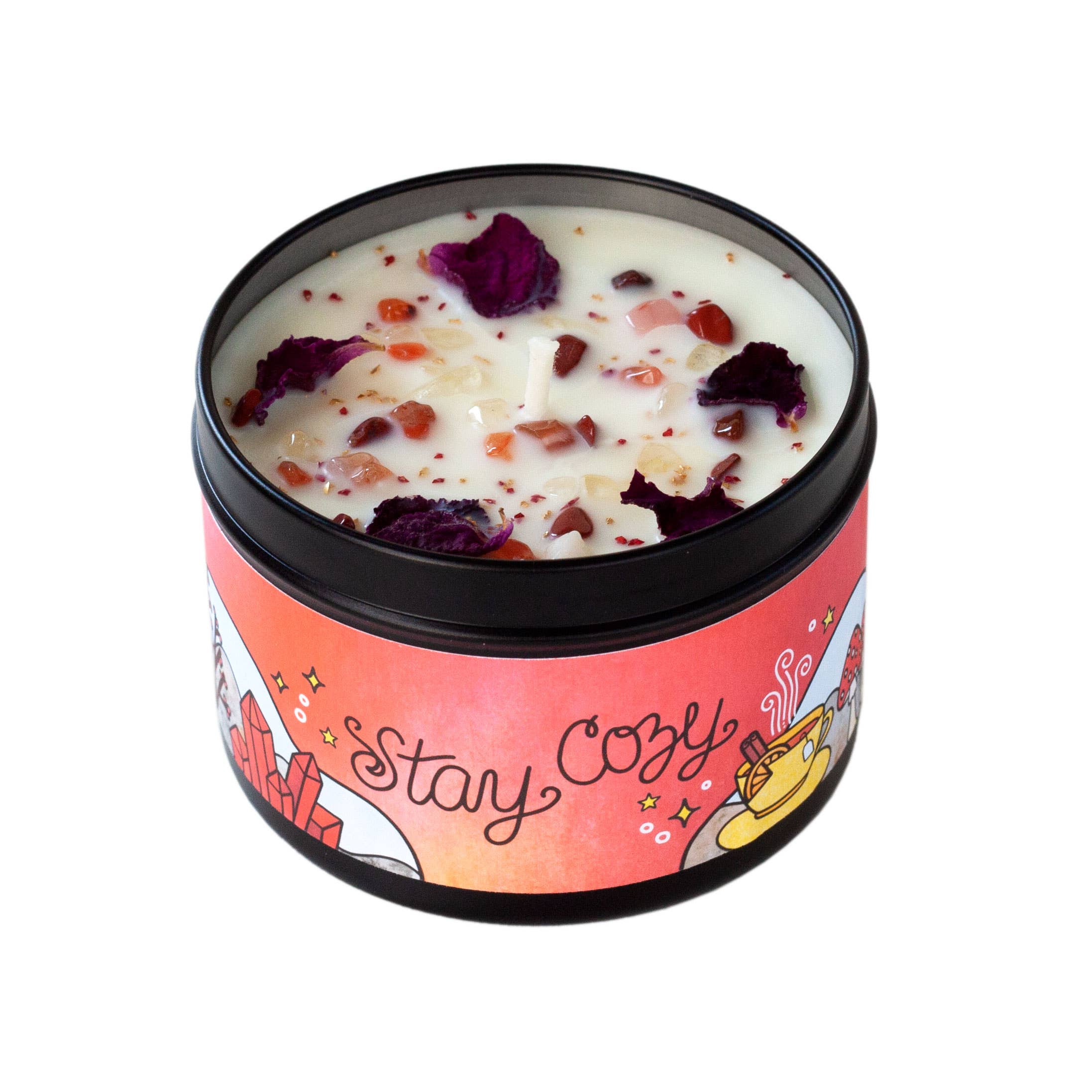 Rachel Beyer - Wholesale Travel Candles - Stay Cozy - Winter Holiday Christmas Candle - Orange Spice0