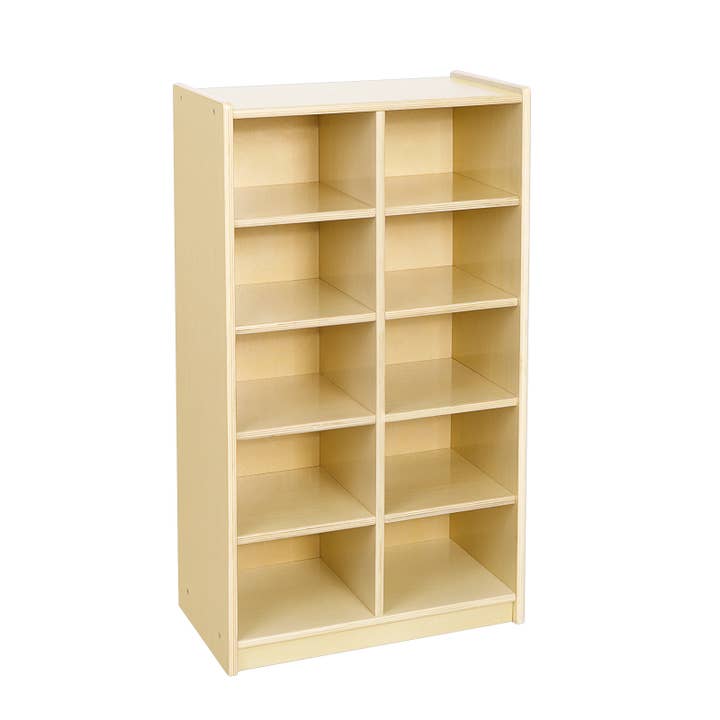 Armadio di stoccaggio a 10 sezioni Montessori per la vendita all'ingrosso da parte di Great Sheep Inc