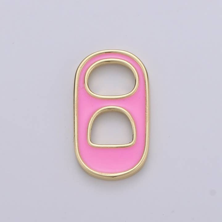 Aim Eternal - Wholesale Individual Charm/Pendant - Black, Blue, Pink, Green, Yellow, Red Enamel Bottle Opener Gold Filled Charm - D-374- D-3832