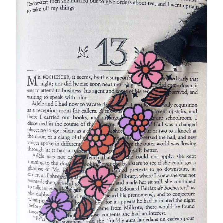Typo Lettering Co - Wholesale Bookmark - Fall/Halloween acrylic bookmarks with ribbon1