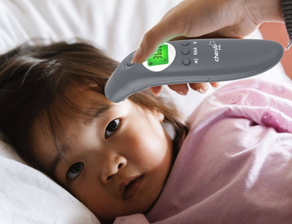 Cherub Baby - Wholesale Thermometer - Cherub Baby 4 in 1 Infrared Digital Ear And Forehead Thermometer V2 Australia - Slate6