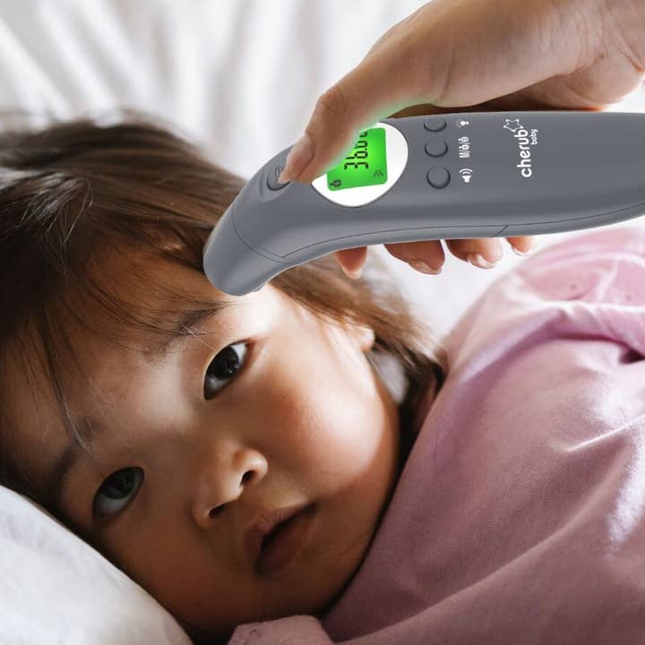 Cherub Baby - Wholesale Thermometer - Cherub Baby 4 in 1 Infrared Digital Ear And Forehead Thermometer V2 Australia - Slate6