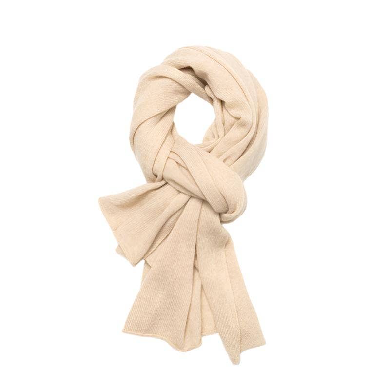 elenomad - Wholesale Scarf - Unisex - LOOSE EDGE - 100% Pure Cashmere Knitted Wrap Scarf , 60*180 cm1