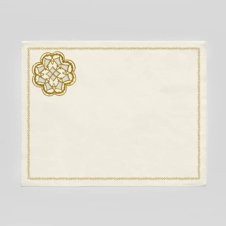 BREAKFAST PLACEMAT LUMINARIA ROSETTE for wholesale by Cibelle