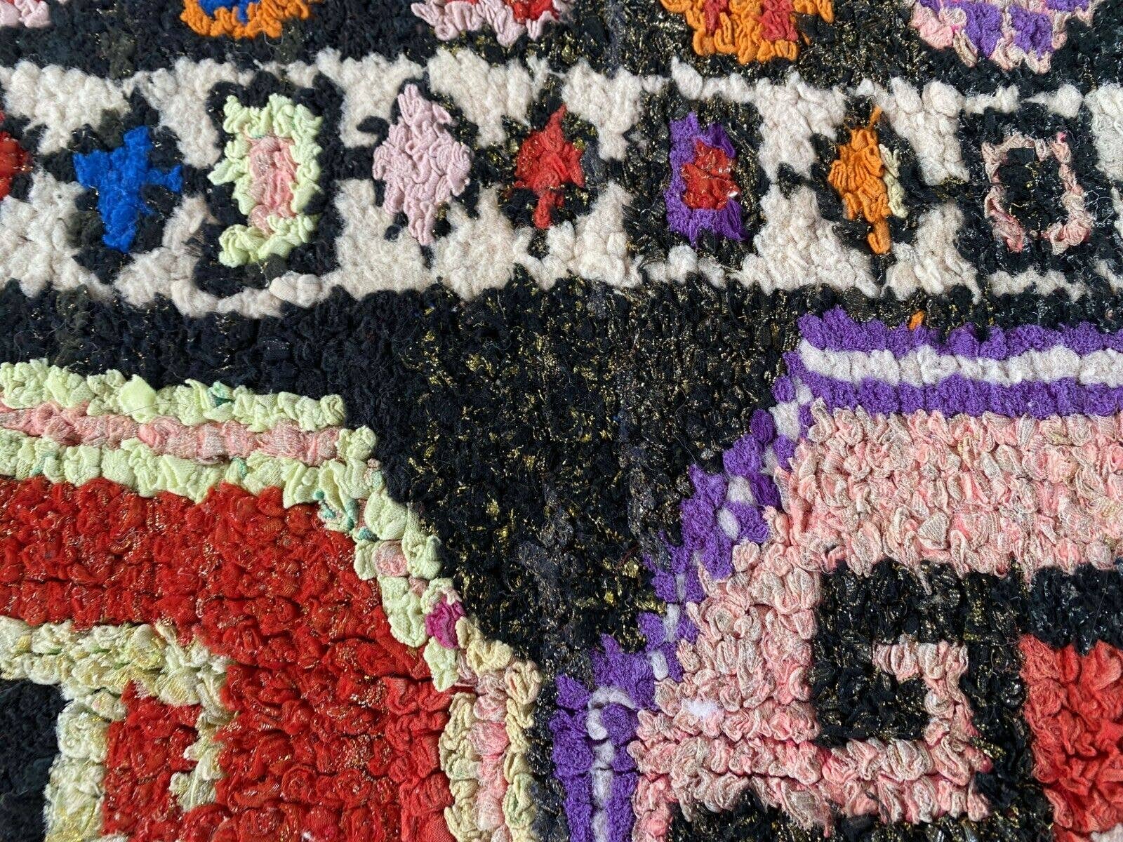 Oushak Rugs - Vente Tapis de couloir - Tapis Vintage Herki Tribal Turc Fait Main en Laine8