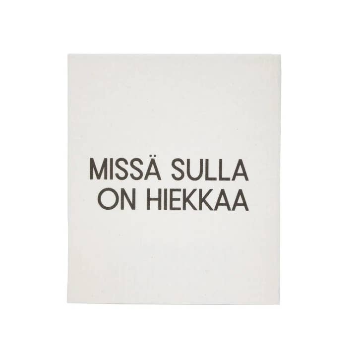 Mi̇ssä Sulla on Hiekkaa - Tiskirätti for wholesale by Lempi Lifestyle