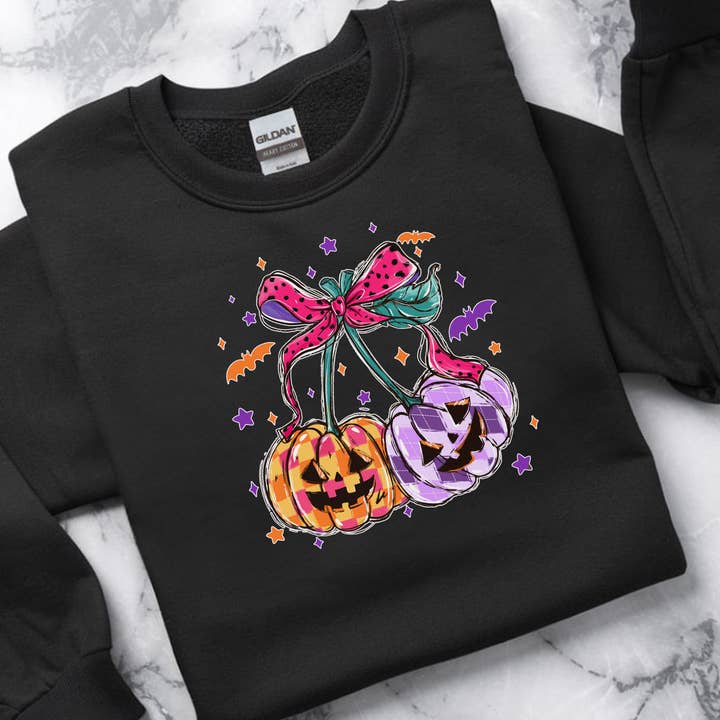 Coquette Jacks Halloween Sweatshirt for wholesale by JAC Wholesale