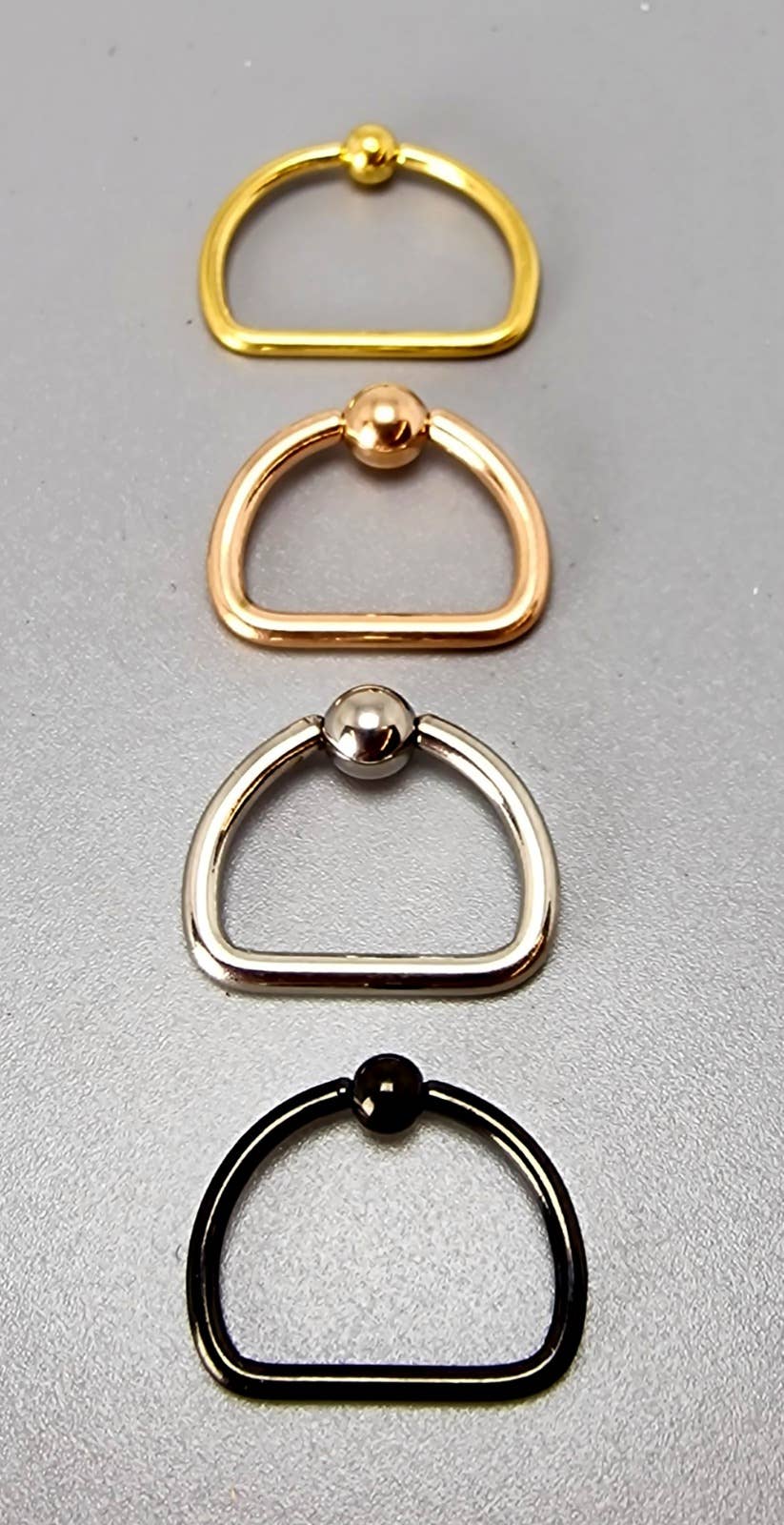 Bodytrend - Wholesale Nipple Ring - Surgical Steel 316L - Nipple  D-ring ,NIPPLE RING4