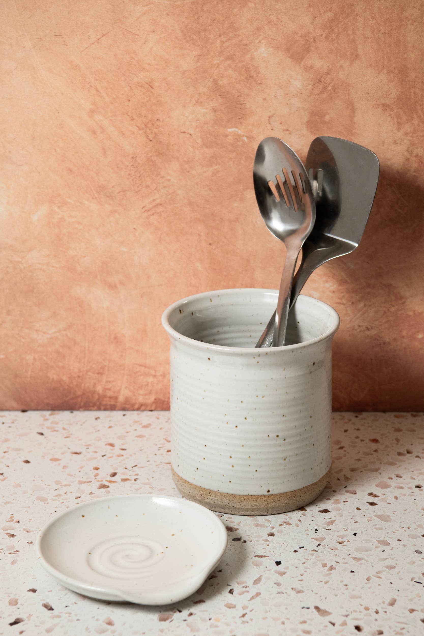 Sage Valley Pottery - Wholesale Utensil Holder - Utensil Jar2