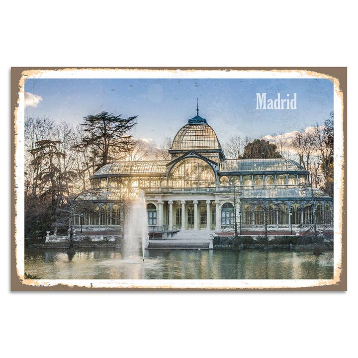 Tin Sign - Madrid for wholesale by Queence