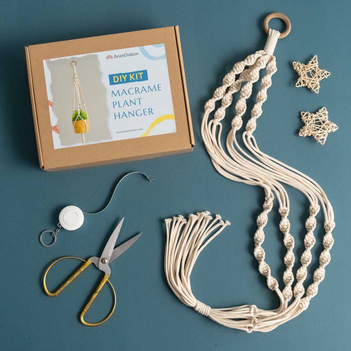 BeanDaikon - Wholesale DIY craft kit - DIY KIT Macrame Plant Hanger For Teen Craft Kit K034