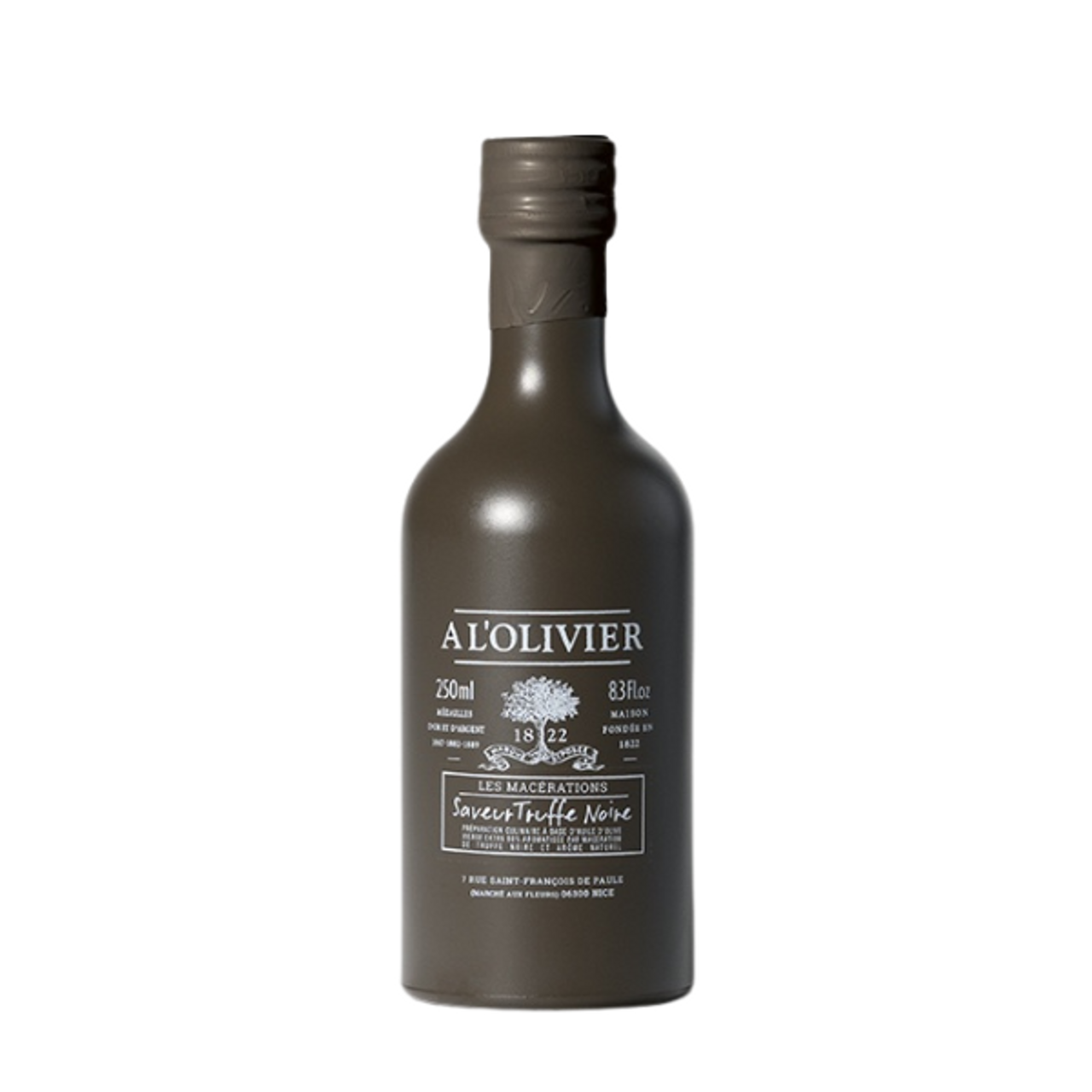 The French Farm - Wholesale Olive Oil - A L'Olivier Black Truffle Olive Oil - Stone Bottle 8.4oz0