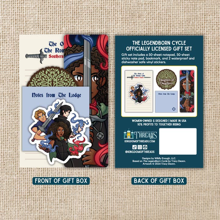 Kingdom of Threads - Wholesale Sticker - The Legendborn Cycle Boxed Gift Set 1