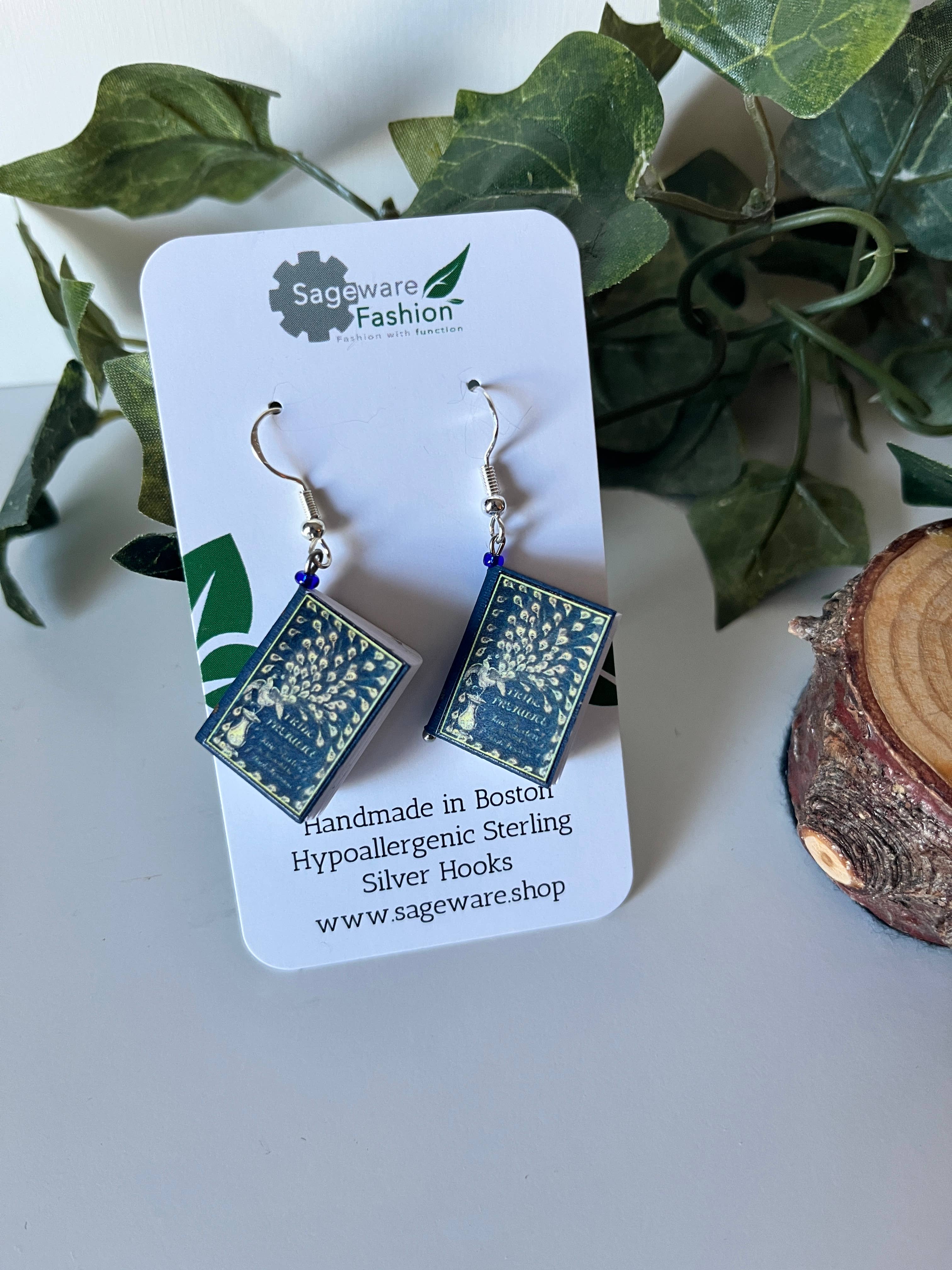 Sageware - Wholesale Dangle Earrings - Mini Book Earrings13