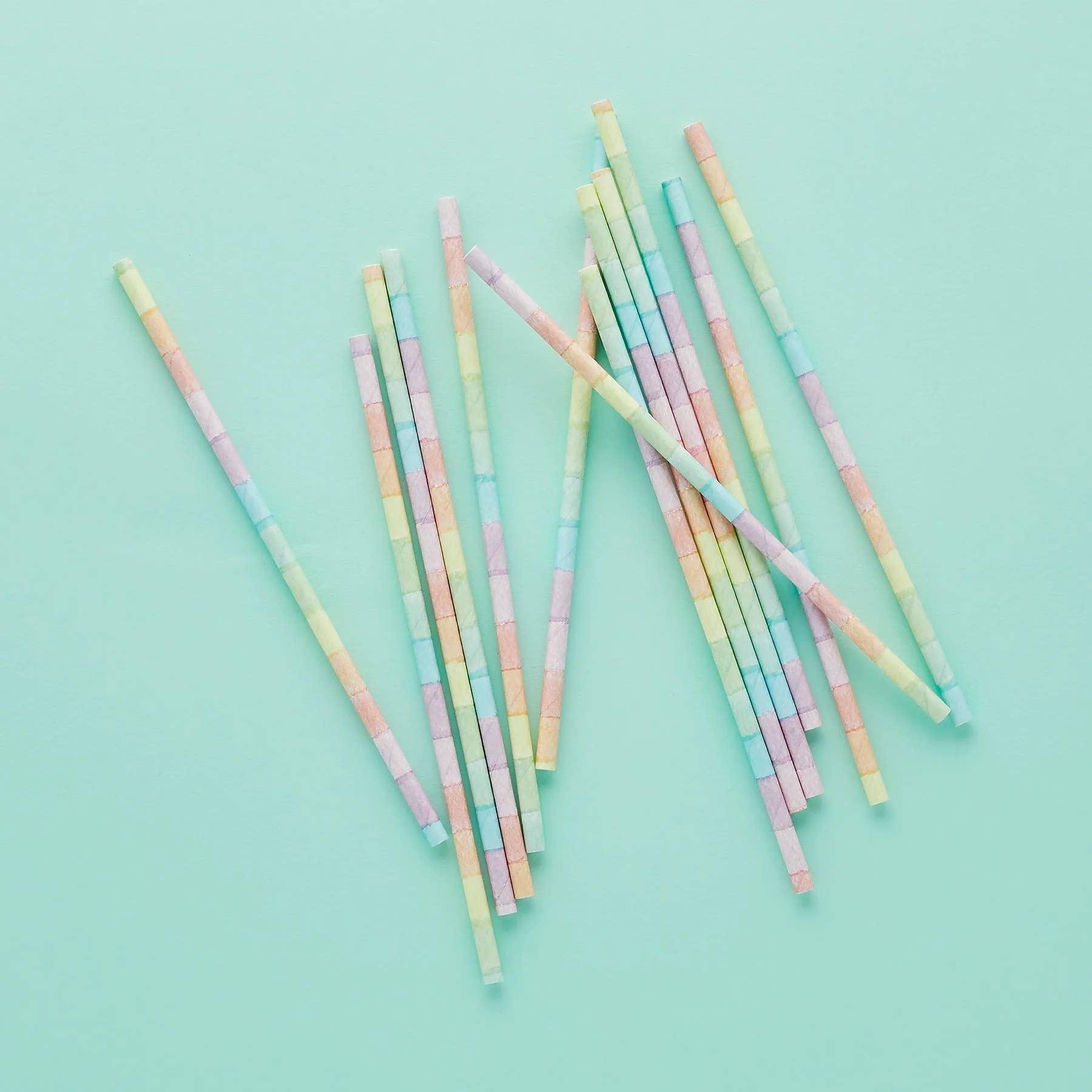Hootyballoo by Club Green – wholesale Drinking straw – Eco Rainbow Paper Straws 20 Pack0