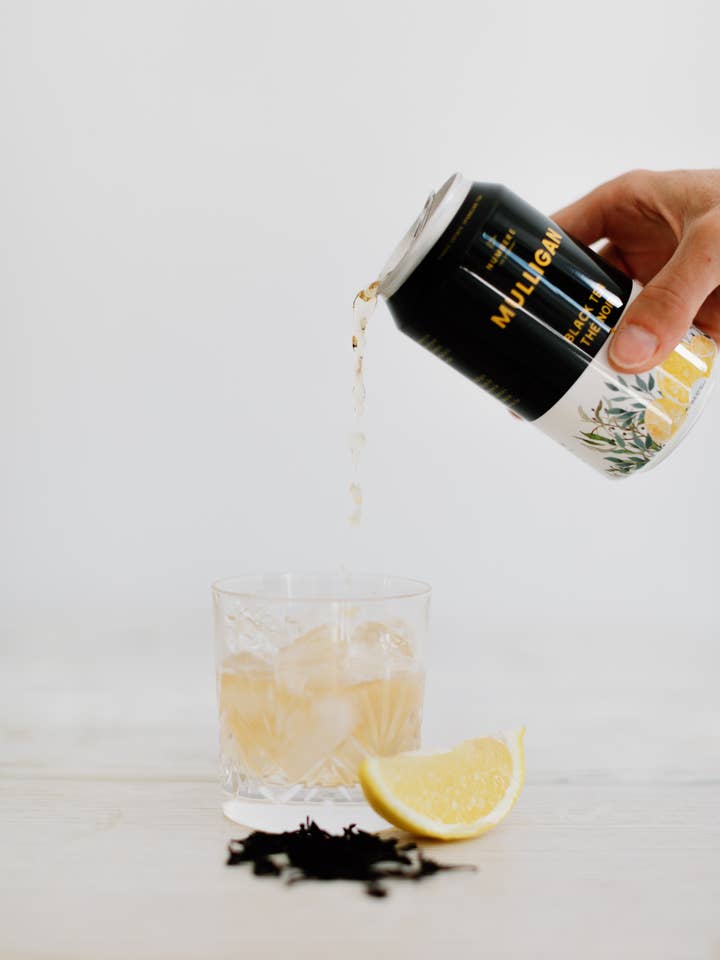 MULLIGAN Sparkling Iced Tea - Ceylon Black tea with lemon for wholesale by Number E Tea