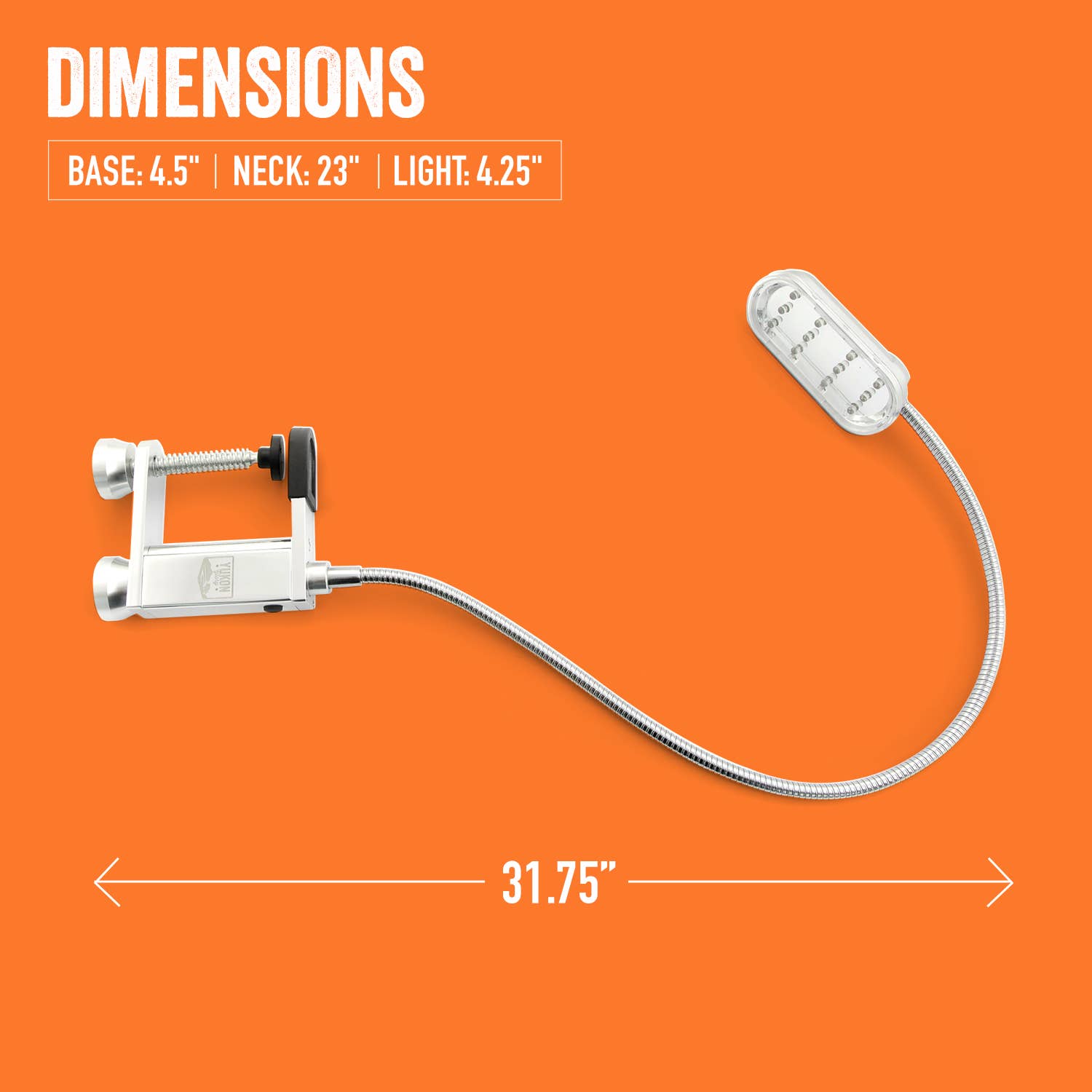 Yukon Glory - Vente Outil de gril pour l'extérieur - Lampe LED pour grill magnétique et plaque de cuisson1