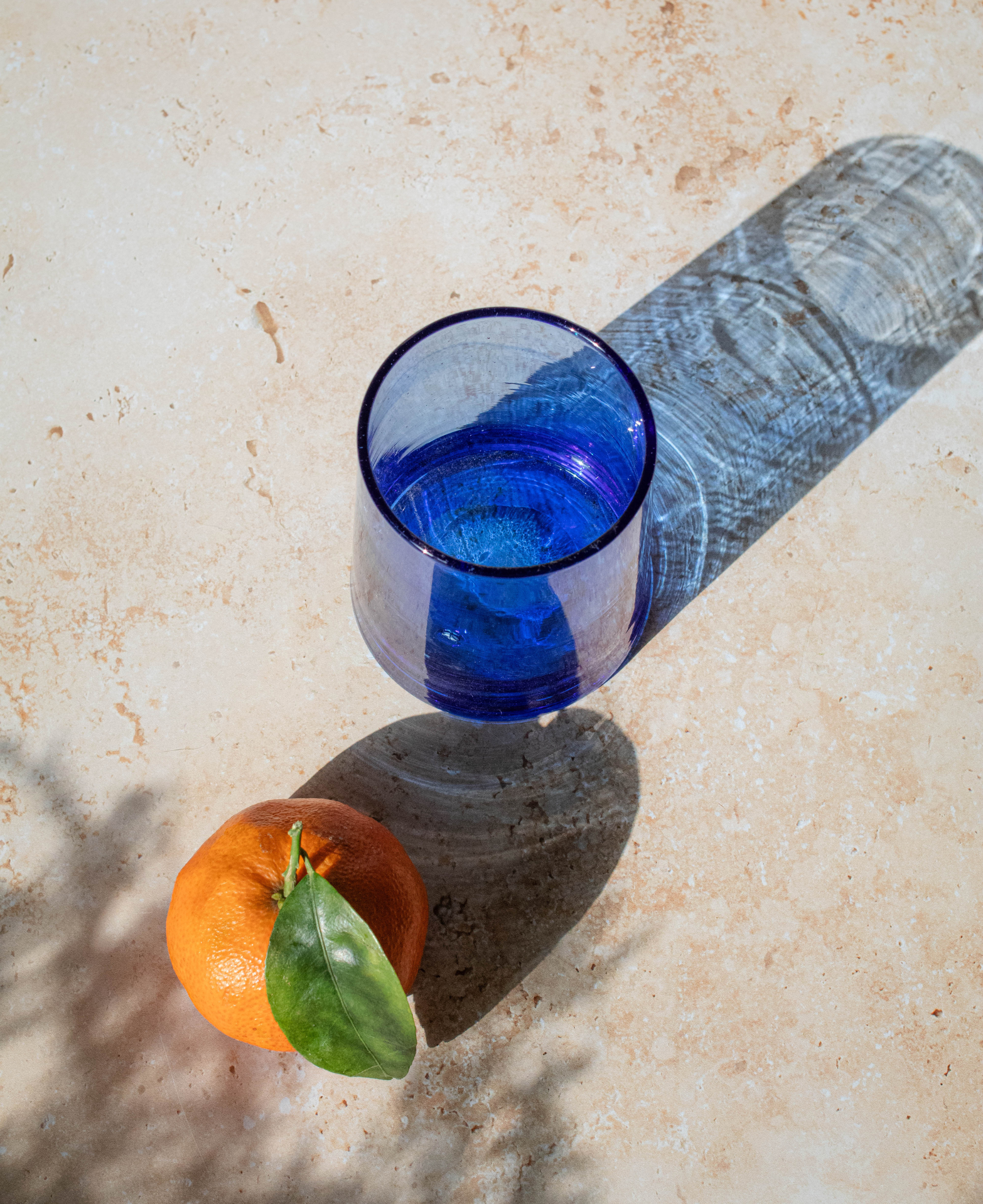 Maison Berber - Wholesale Drinking Glass/Cup - Moroccan Beldi Glasses Set of 6 - Blue2