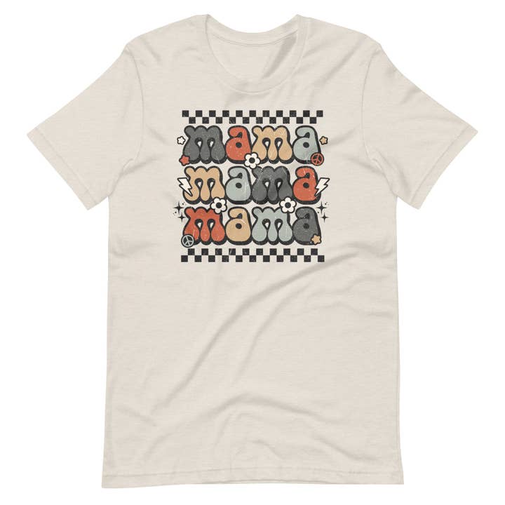 Mama Retro Tee for wholesale by Whiskey & Vine