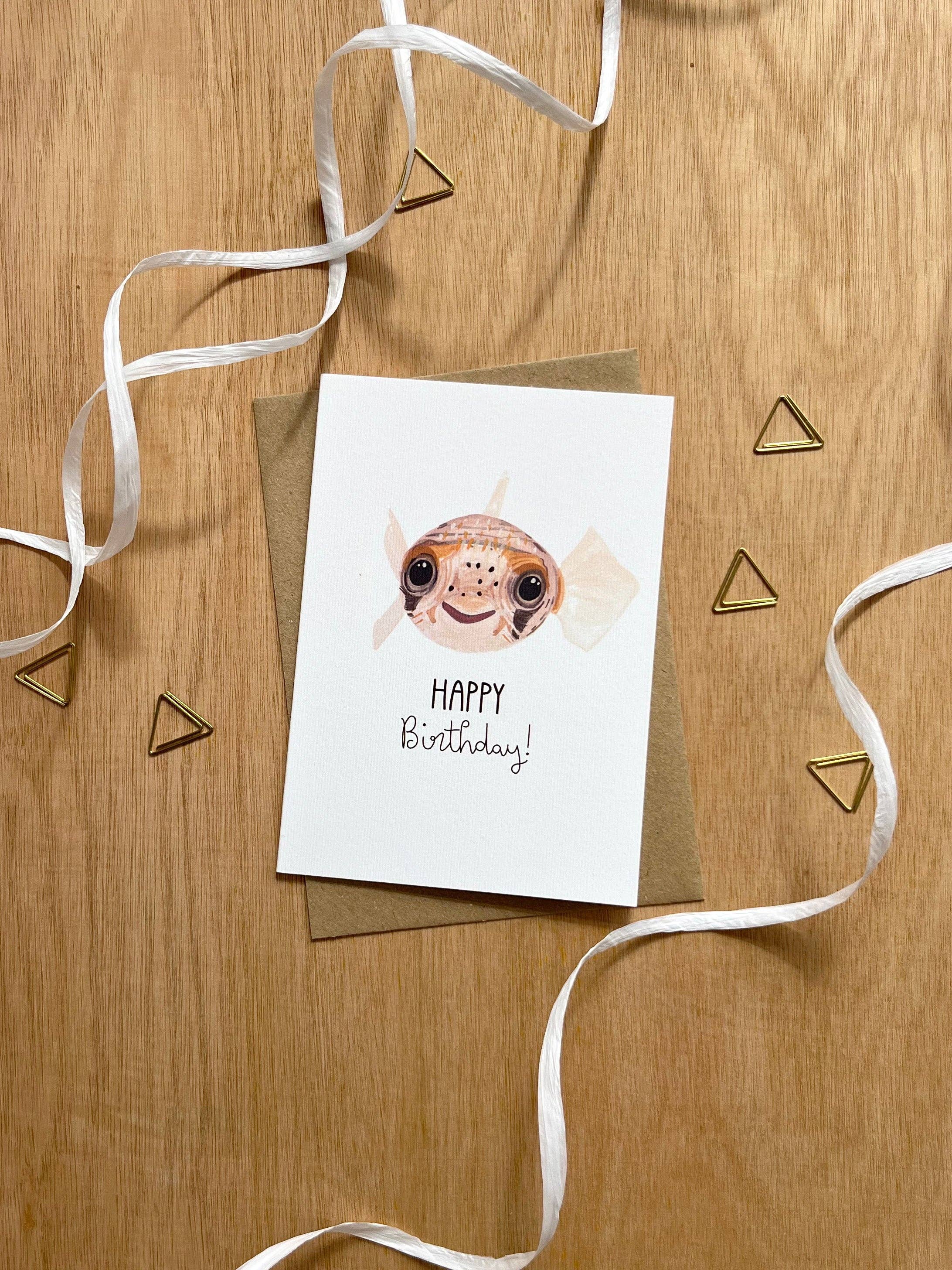 This Thursday - Wholesale Birthday Card - Happy Birthday Puffer Fish Card4