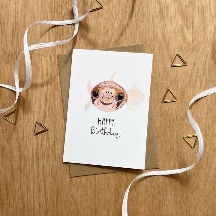 This Thursday - Wholesale Birthday Card - Happy Birthday Puffer Fish Card4