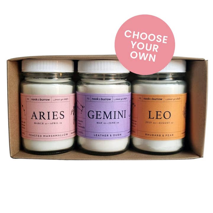 Sol, Moon & Rising | Gama de Astrologia | Pacote de Trio por atacado de Nook & Burrow