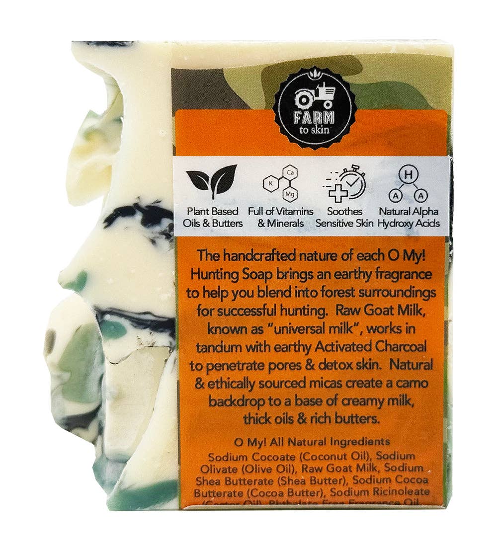 O My! Bath and Body - Wholesale Bar Soap - O My! Goat Milk Artisan Hunting Soaps | Made with Raw Goat Milk | Free of Parabens & More | Handcrafted USA10