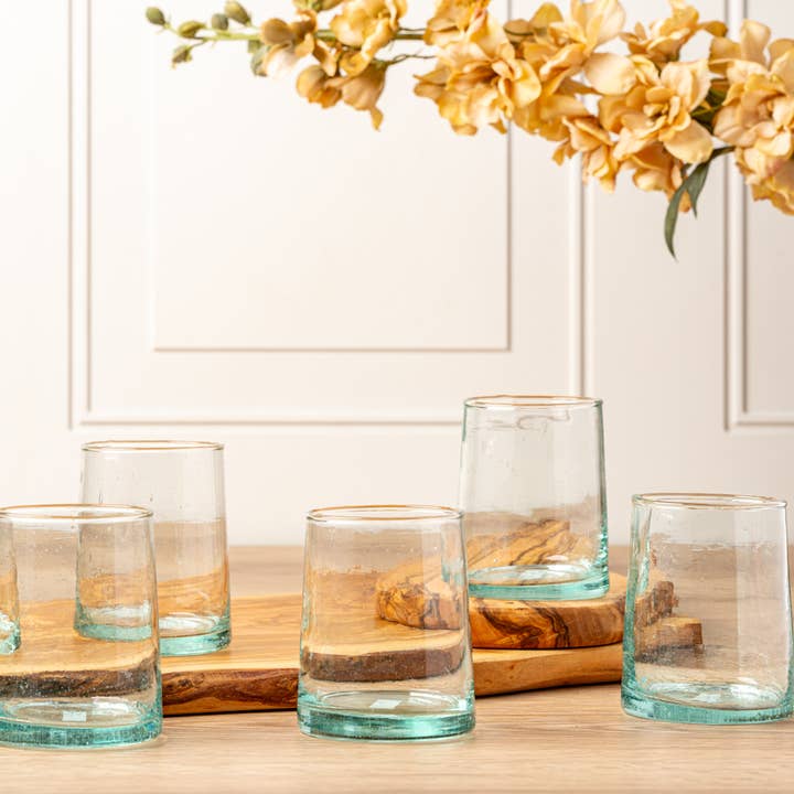 Verve Culture - Wholesale Drinking Glass/Cup - Moroccan Cone Glassware Small - Clear