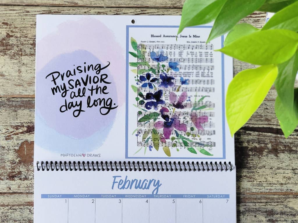 Marydean Draws – wholesale Kalender – 2026 Psalmkalender: Ett år av lovsång och uppmuntran2