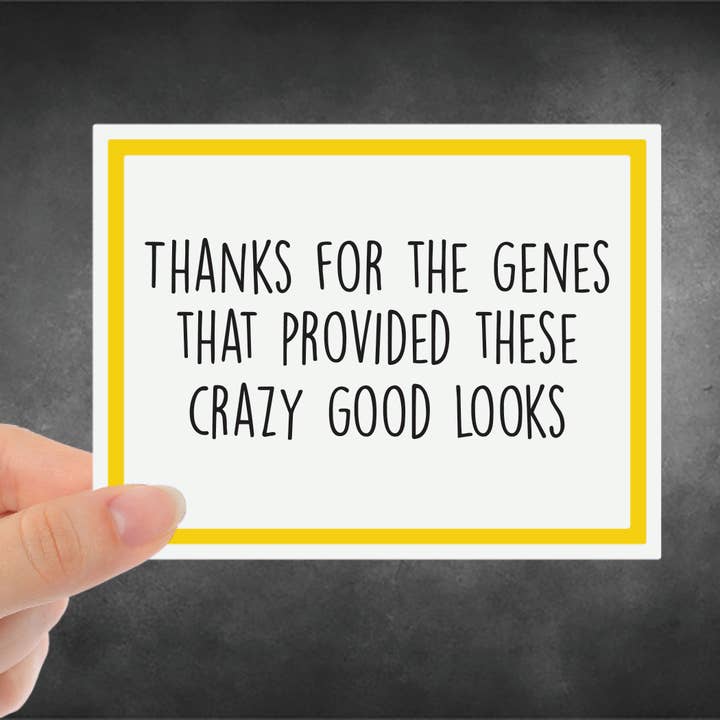 Snarky Card - Ouders - Bedankt voor de genen voor wholesale door Snarky Megs