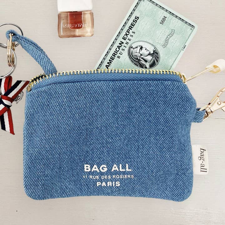 Mini Trinket Pouch, Denim for wholesale by Bag-All