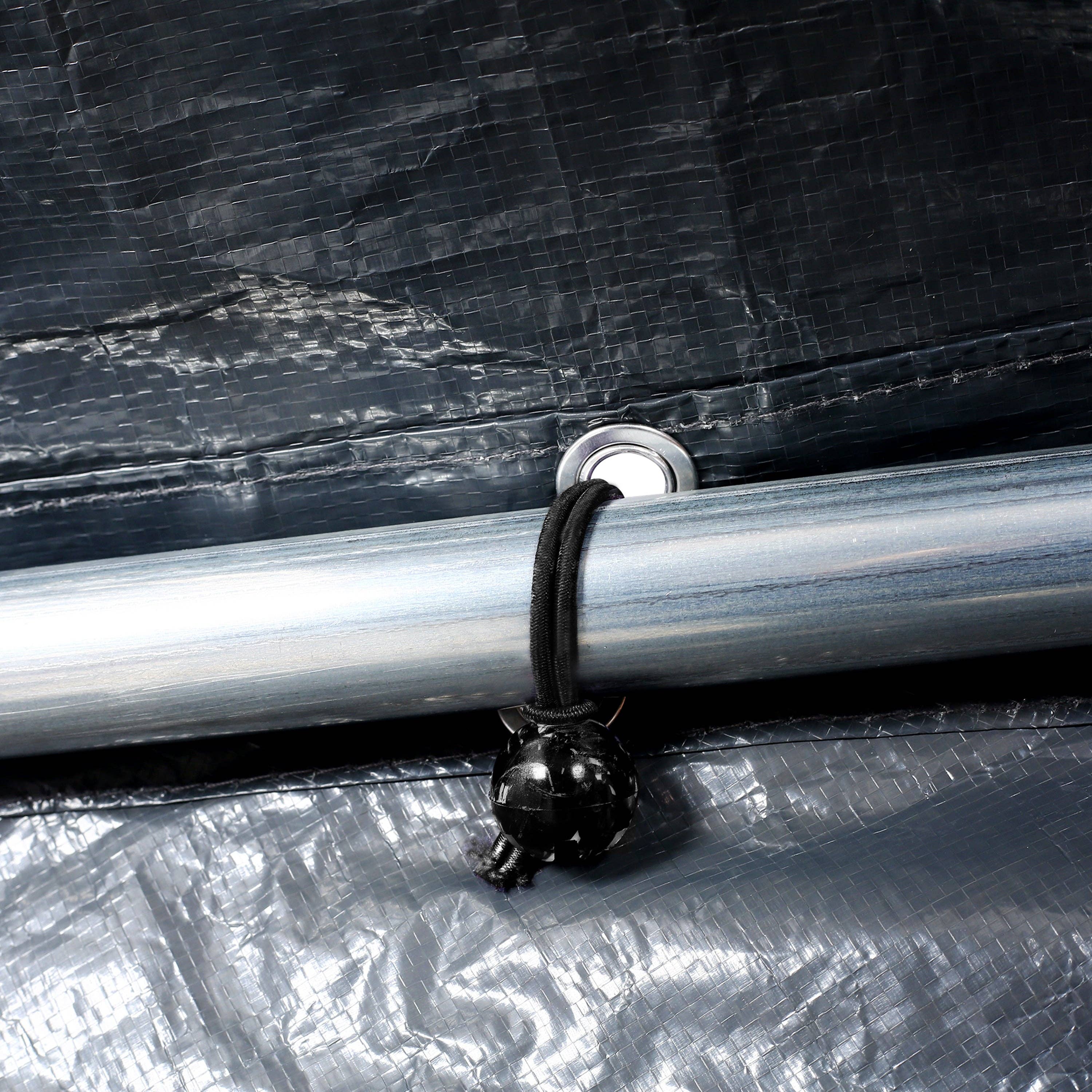 39F Inc. - Wholesale Tent - 10x20ft Heavy Duty Portable Carport Garage with Doors, Grey10