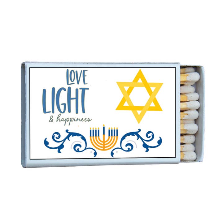 Allumettes • Judaïca de Hanoucca • Décoration d'intérieur pour bougies et encens pour la vente par Most Amazing
