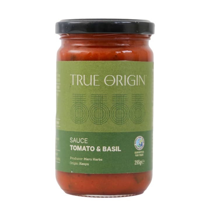 Tomato & Basil Sauce (295g) for wholesale by True Origin Foods