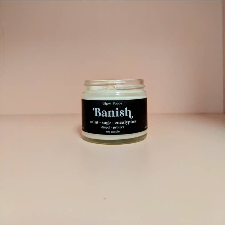 Mini bougie Banish pour la vente par Ghost Poppy