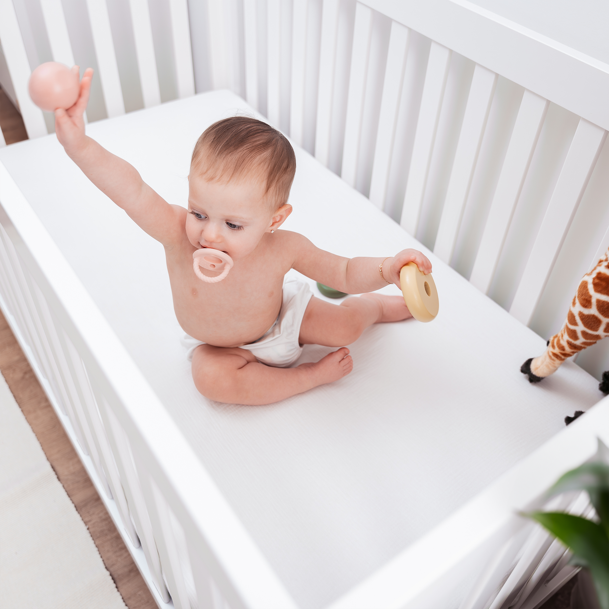 Comfy Cubs - Wholesale Cot/Crib Sheets - Muslin Cotton Fitted Crib Sheet, Soft Snug Fit by Comfy Cubs39